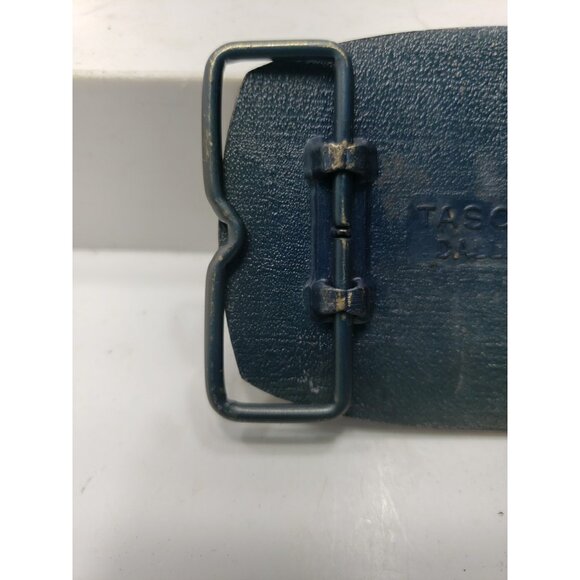 Vintage Monroe Shocks Stagecoach Horses Belt Buckle TASCO IND. DALLAS TEXAS - Picture 9 of 9